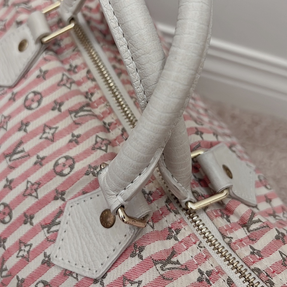 Louis Vuitton Monogram Mini Lin Speedy 30 - Picture 5 of 15